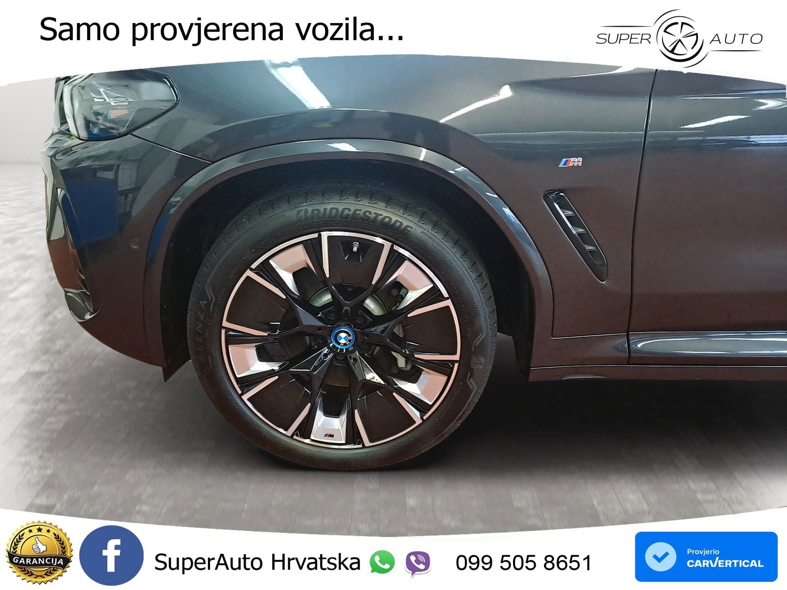 BMW iX3 80 kWh (286 KS) M Sport LED+GR SJED+ACC