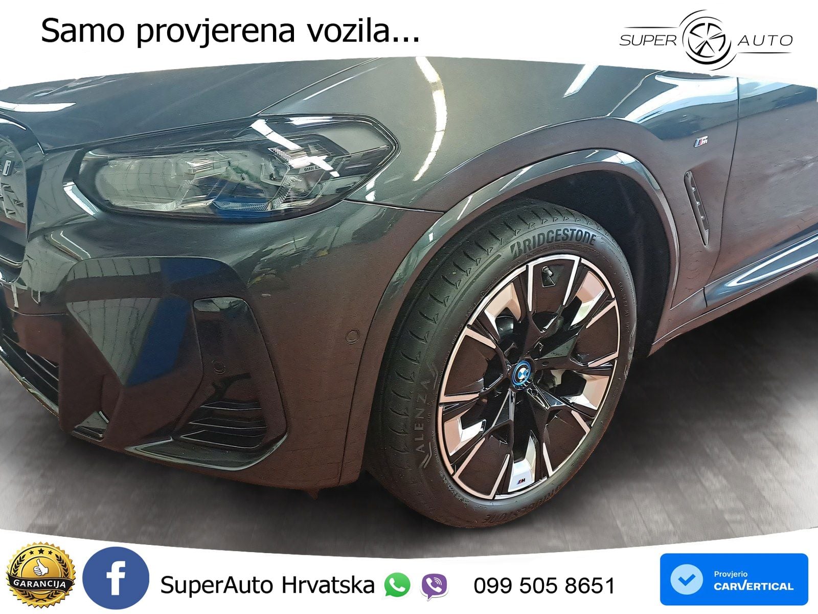 BMW iX3 80 kWh (286 KS) M Sport LED+GR SJED+ACC