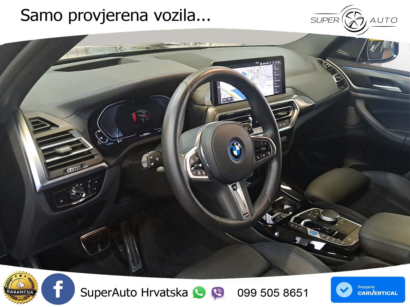 BMW iX3 80 kWh (286 KS) M Sport LED+GR SJED+ACC