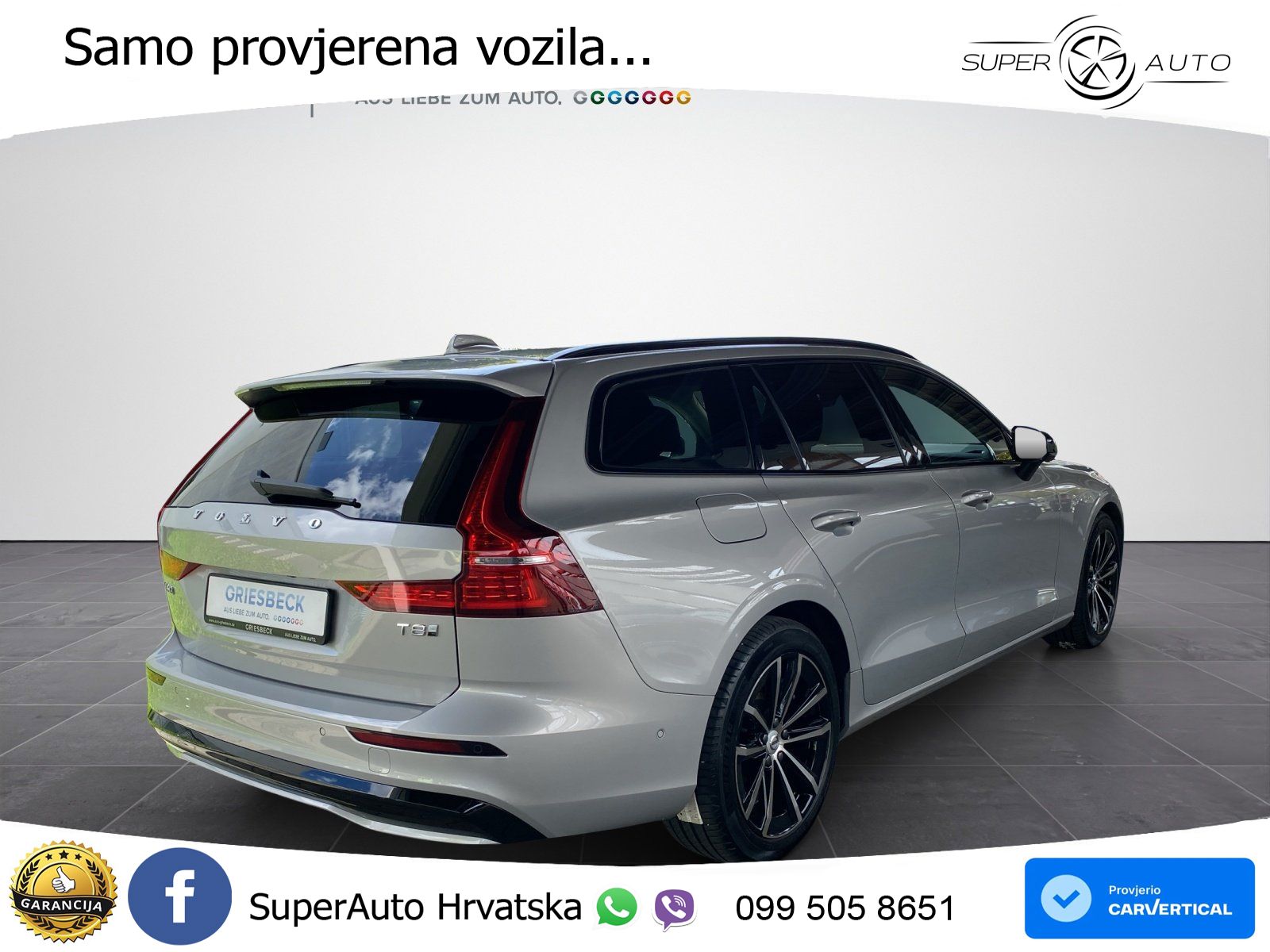 Volvo V60 2.0 T8 AWD Geartronic LED+GR SJED+ACC