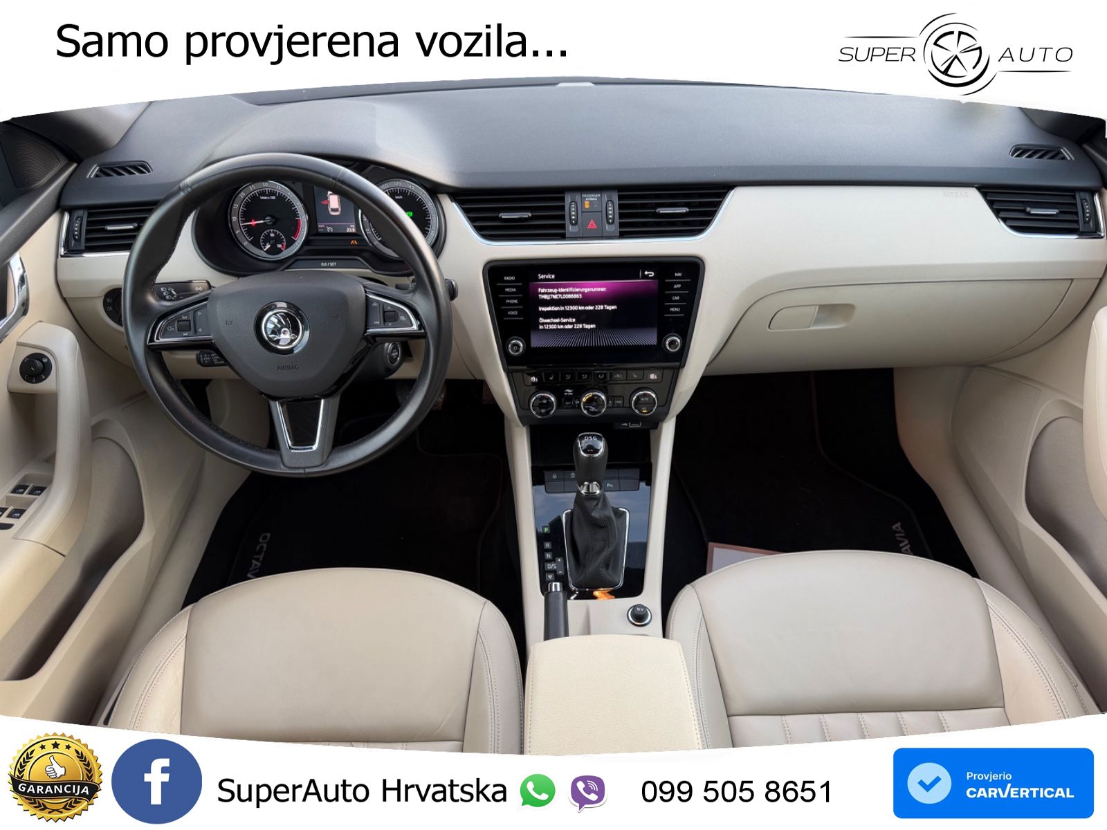 Škoda Octavia Combi 2.0 TDI (150 KS) DSG LED+GR SJED+ACC