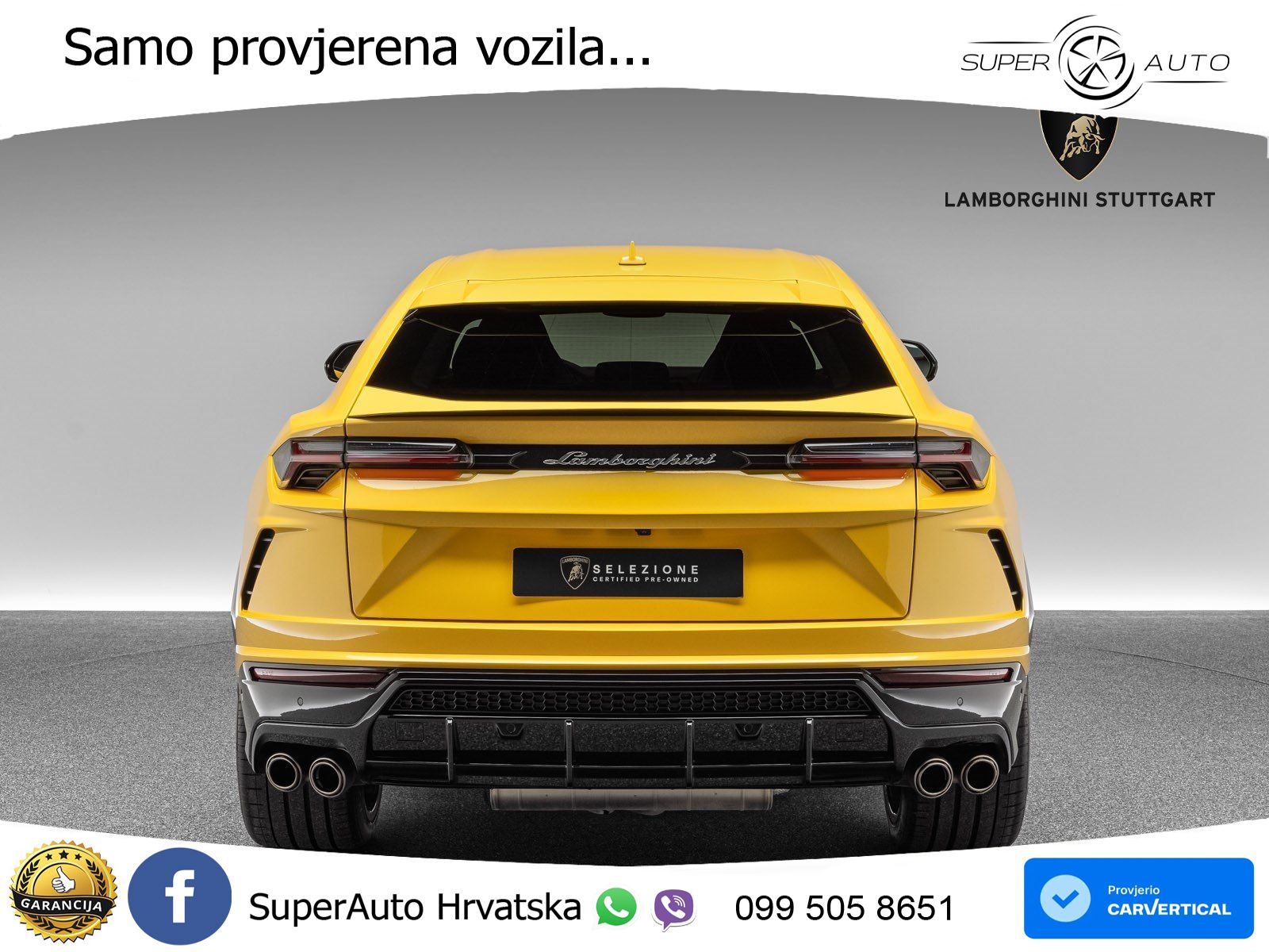 Lamborghini Urus 4.0 V8 (650 KS) 4WD Automatic LED+GR SJED+ACC