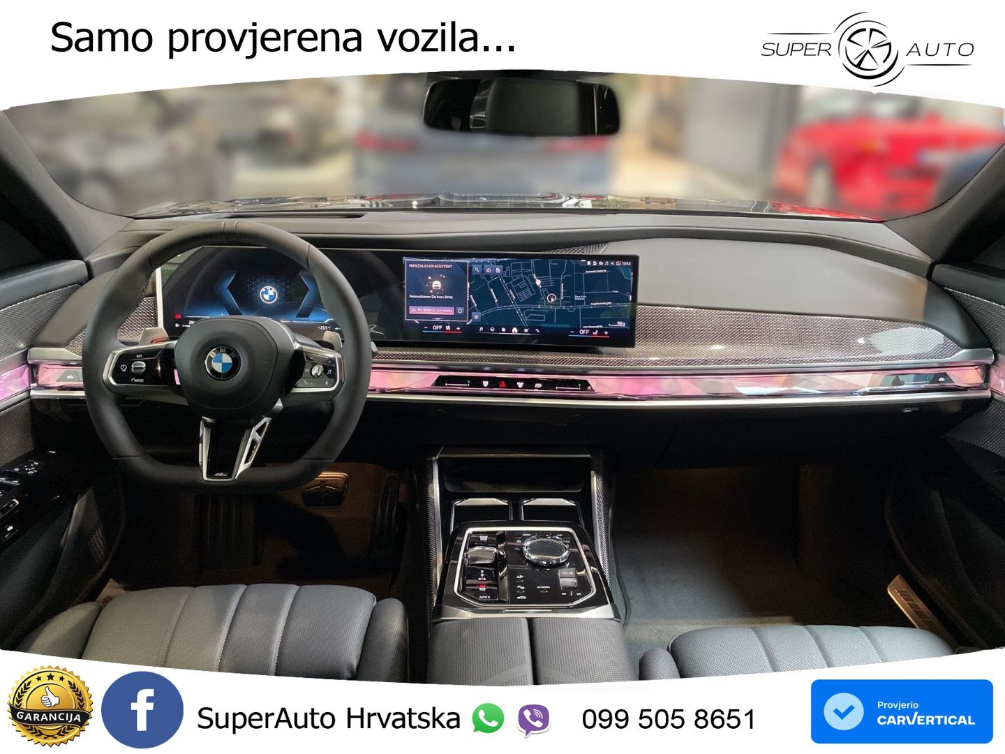 BMW 740d (299 KS) xDrive Steptronic M Sport ZRAČNI+ACC+GR SJED+KAM+PANO