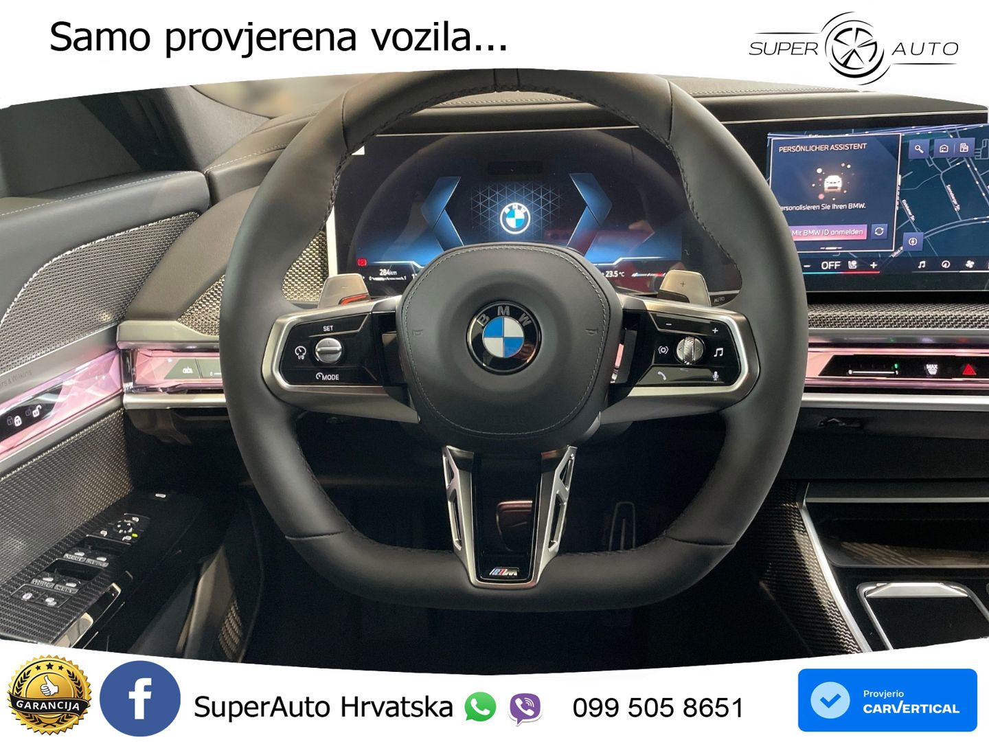 BMW 740d (299 KS) xDrive Steptronic M Sport ZRAČNI+ACC+GR SJED+KAM+PANO