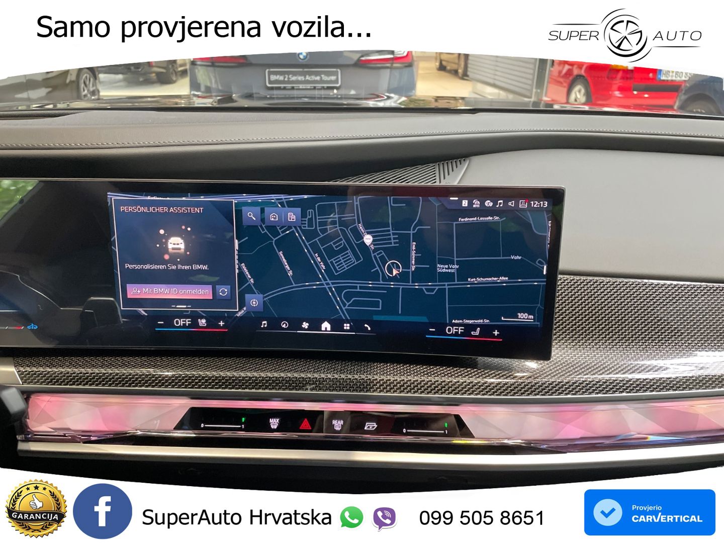 BMW 740d (299 KS) xDrive Steptronic M Sport ZRAČNI+ACC+GR SJED+KAM+PANO