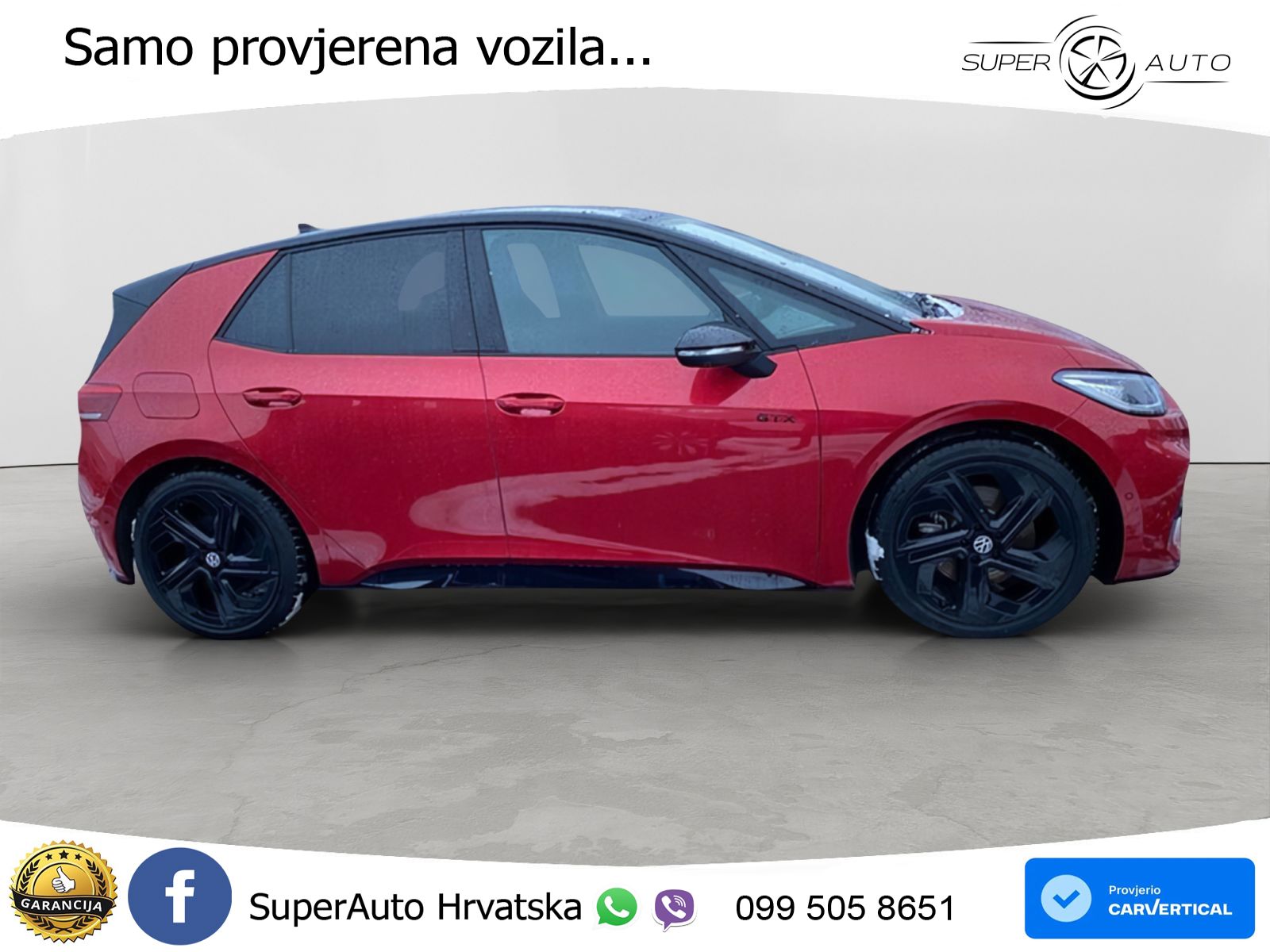 Volkswagen ID.3 GTX 84 kWh (286 KS) LED+GR SJED+ACC
