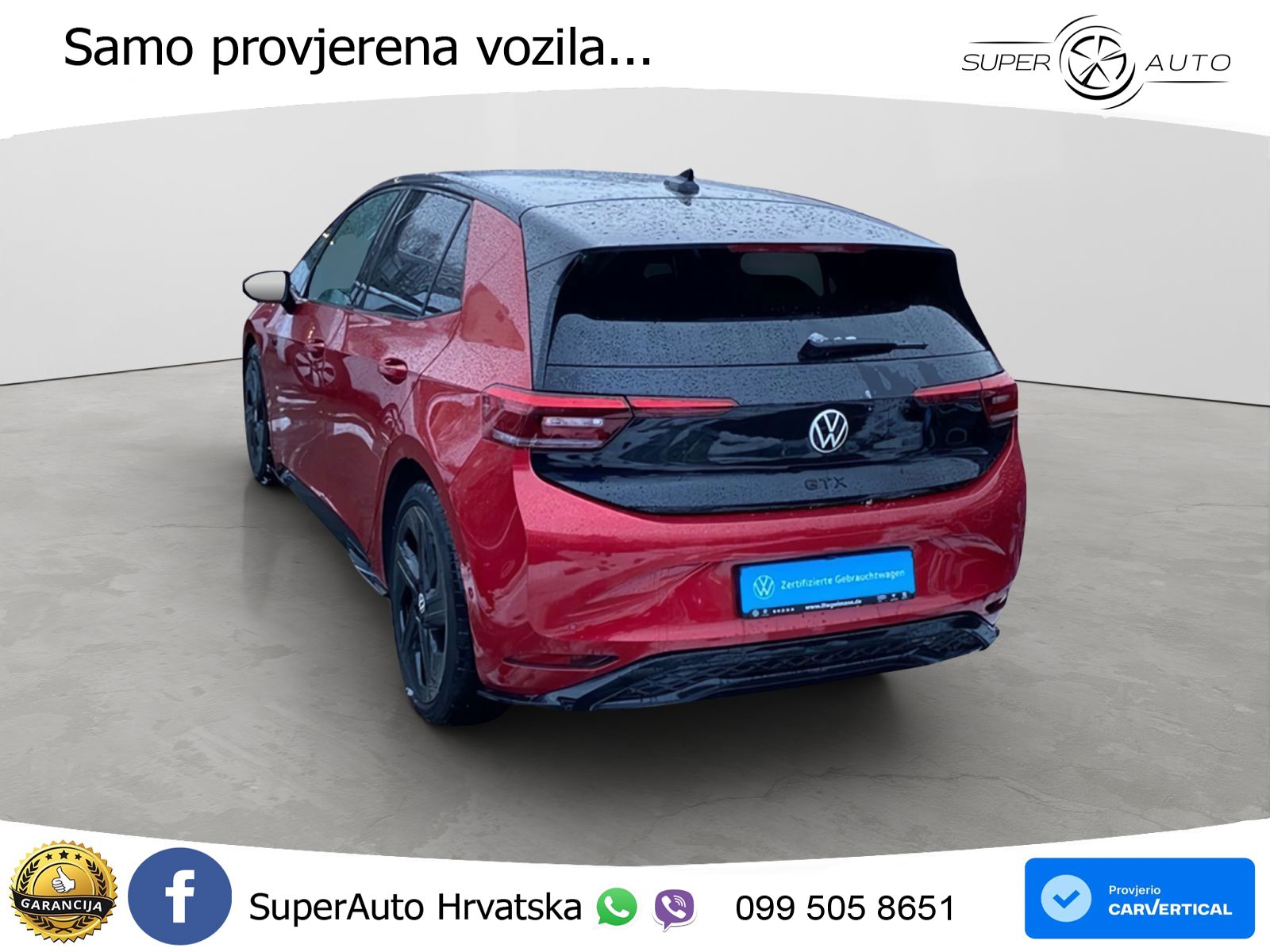 Volkswagen ID.3 GTX 84 kWh (286 KS) LED+GR SJED+ACC