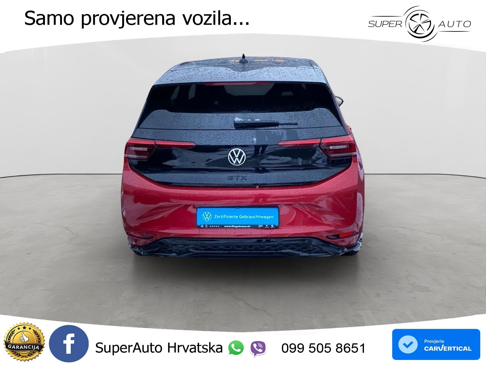 Volkswagen ID.3 GTX 84 kWh (286 KS) LED+GR SJED+ACC