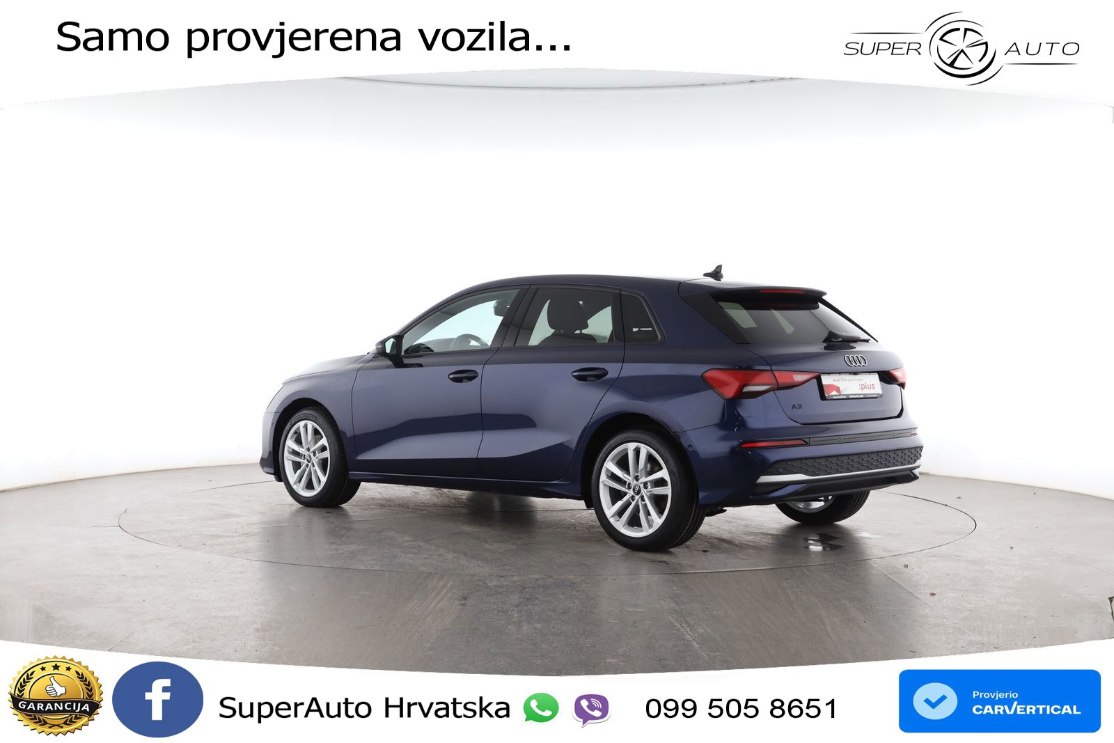 Audi A3 35 TFSI (150 KS) advanced LED+GR SJED+ACC