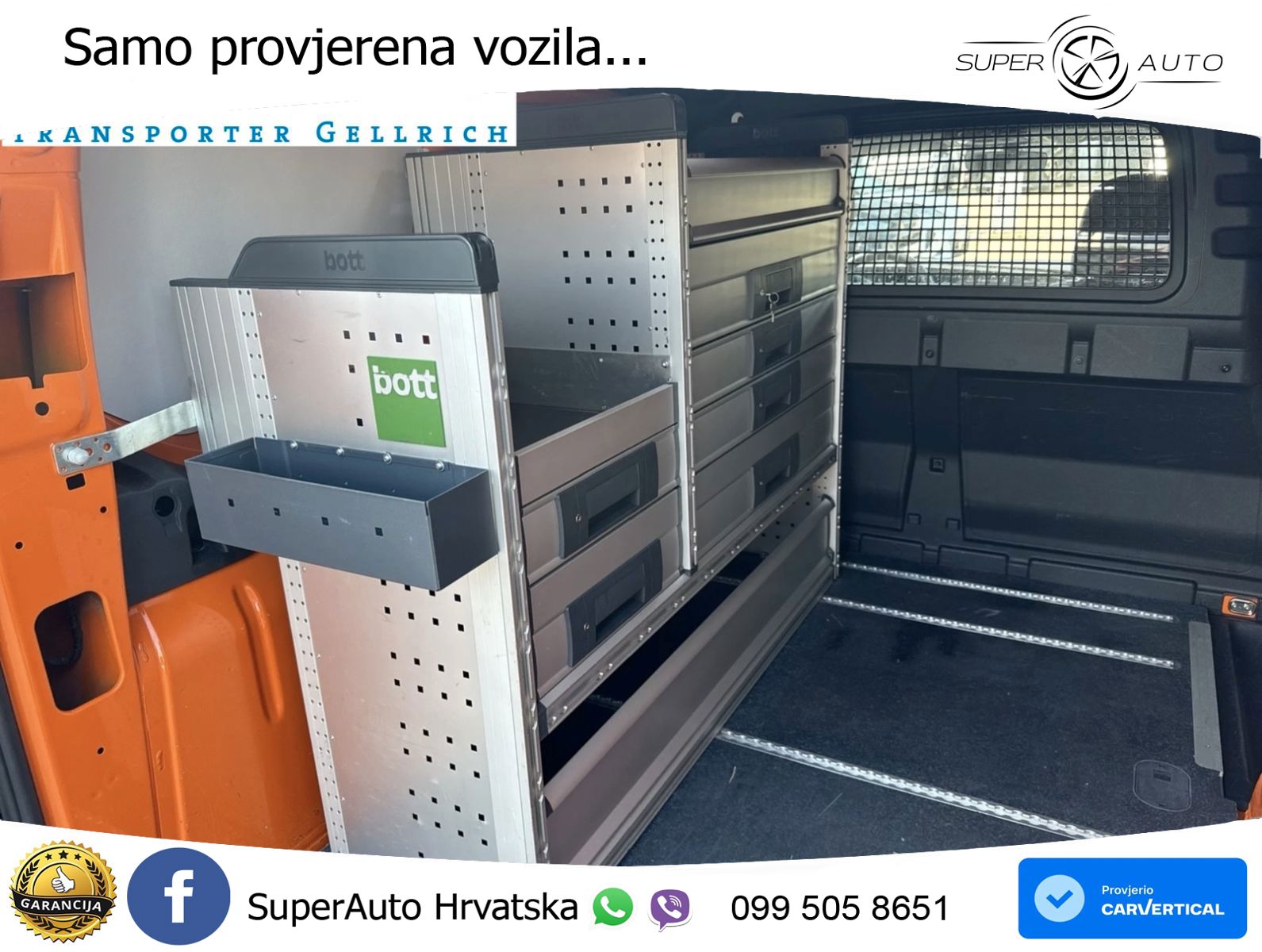 Volkswagen Caddy Cargo 4Motion Holzboden Bottausb. AHK 122 KS