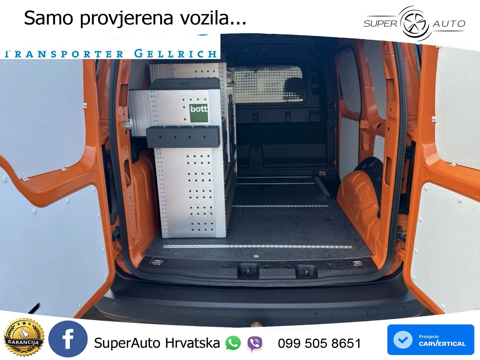 Volkswagen Caddy Cargo 4Motion Holzboden Bottausb. AHK 122 KS