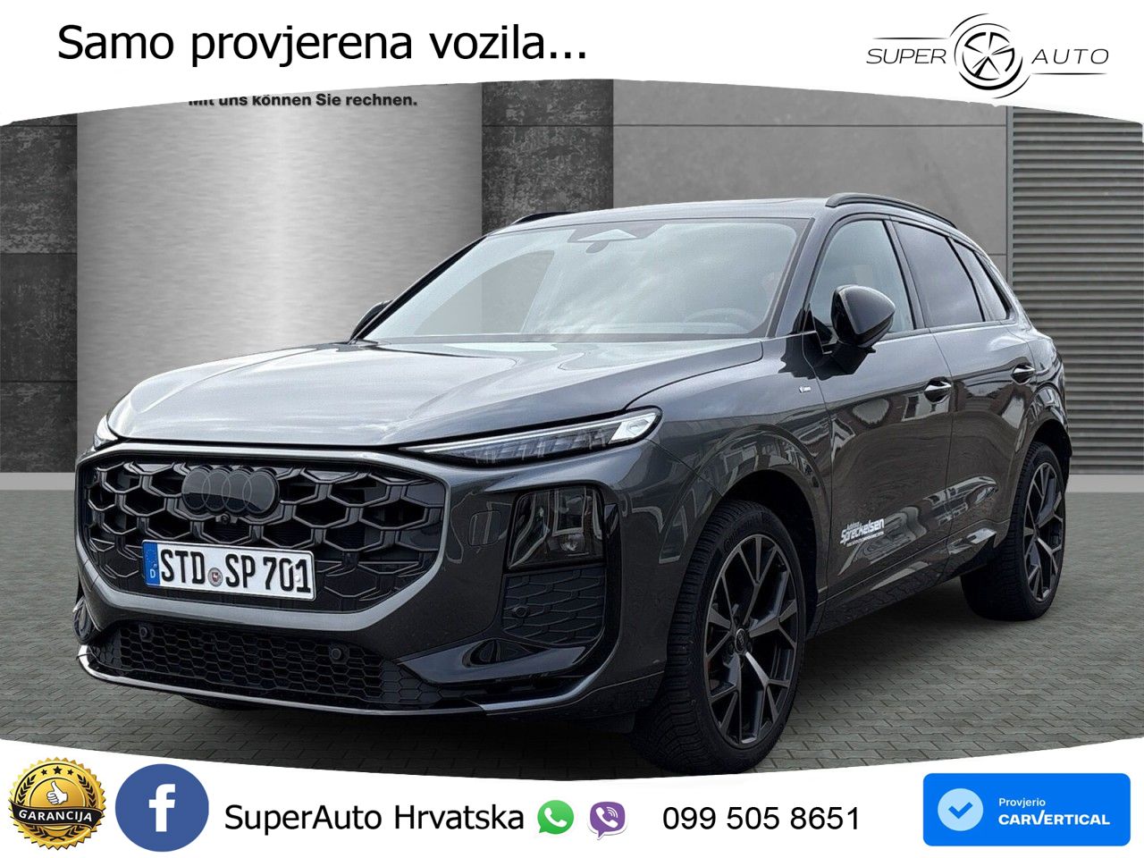 Audi Q3 2.0 TFSI (265 KS) quattro S tronic S line MATRIX+GR SJED+KAM