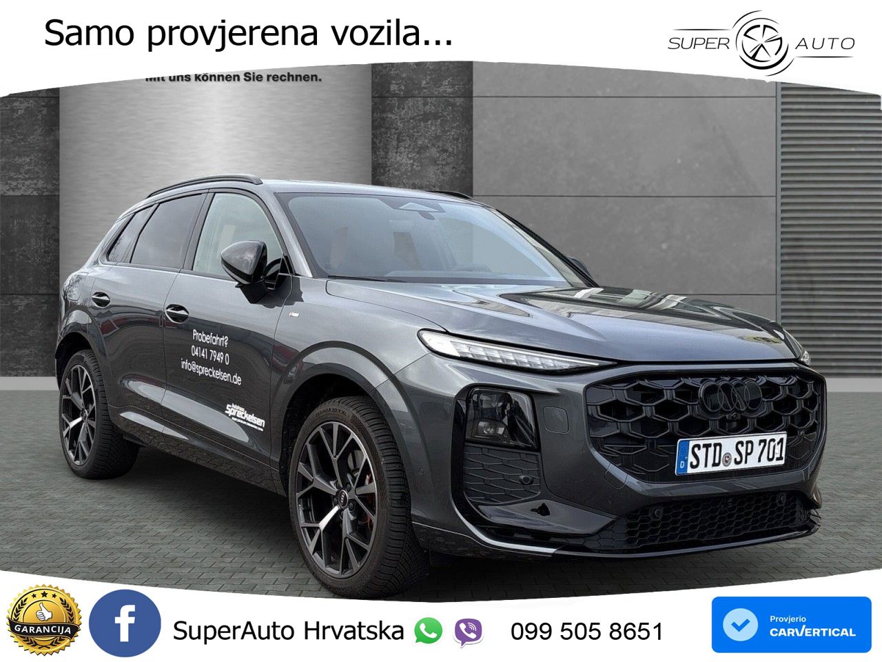 Audi Q3 2.0 TFSI (265 KS) quattro S tronic S line MATRIX+GR SJED+KAM