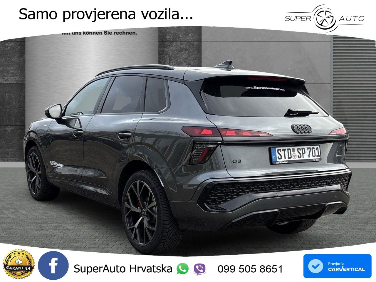 Audi Q3 2.0 TFSI (265 KS) quattro S tronic S line MATRIX+GR SJED+KAM