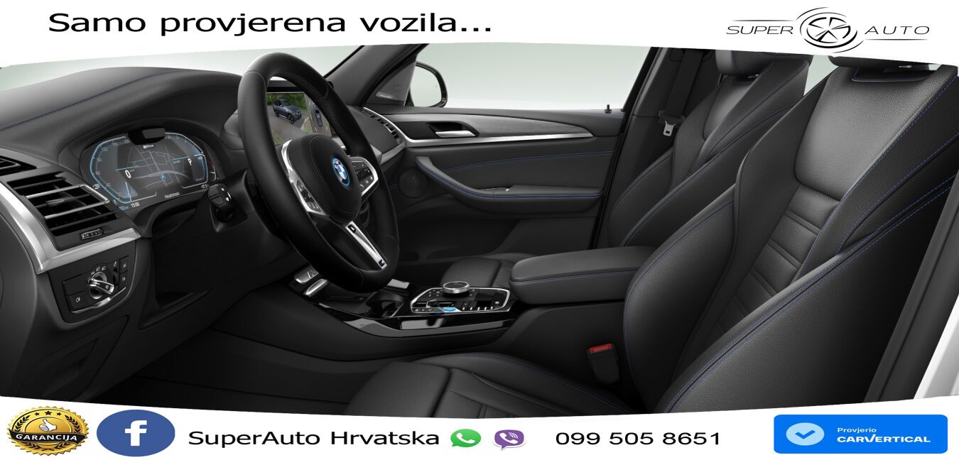BMW iX3 80 kWh (286 KS) M Sport LED+GR SJED+ACC