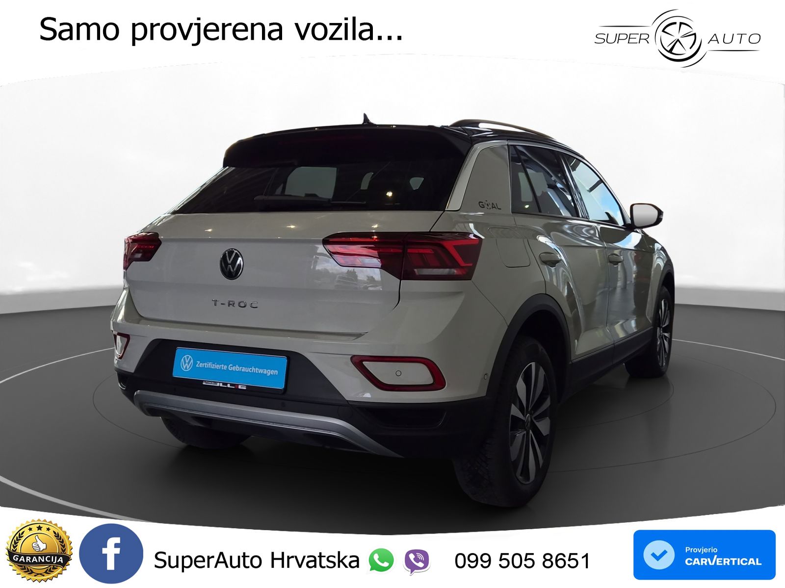 Volkswagen T-Roc 1.5 TSI (150 KS) DSG LED+GR SJED+ACC