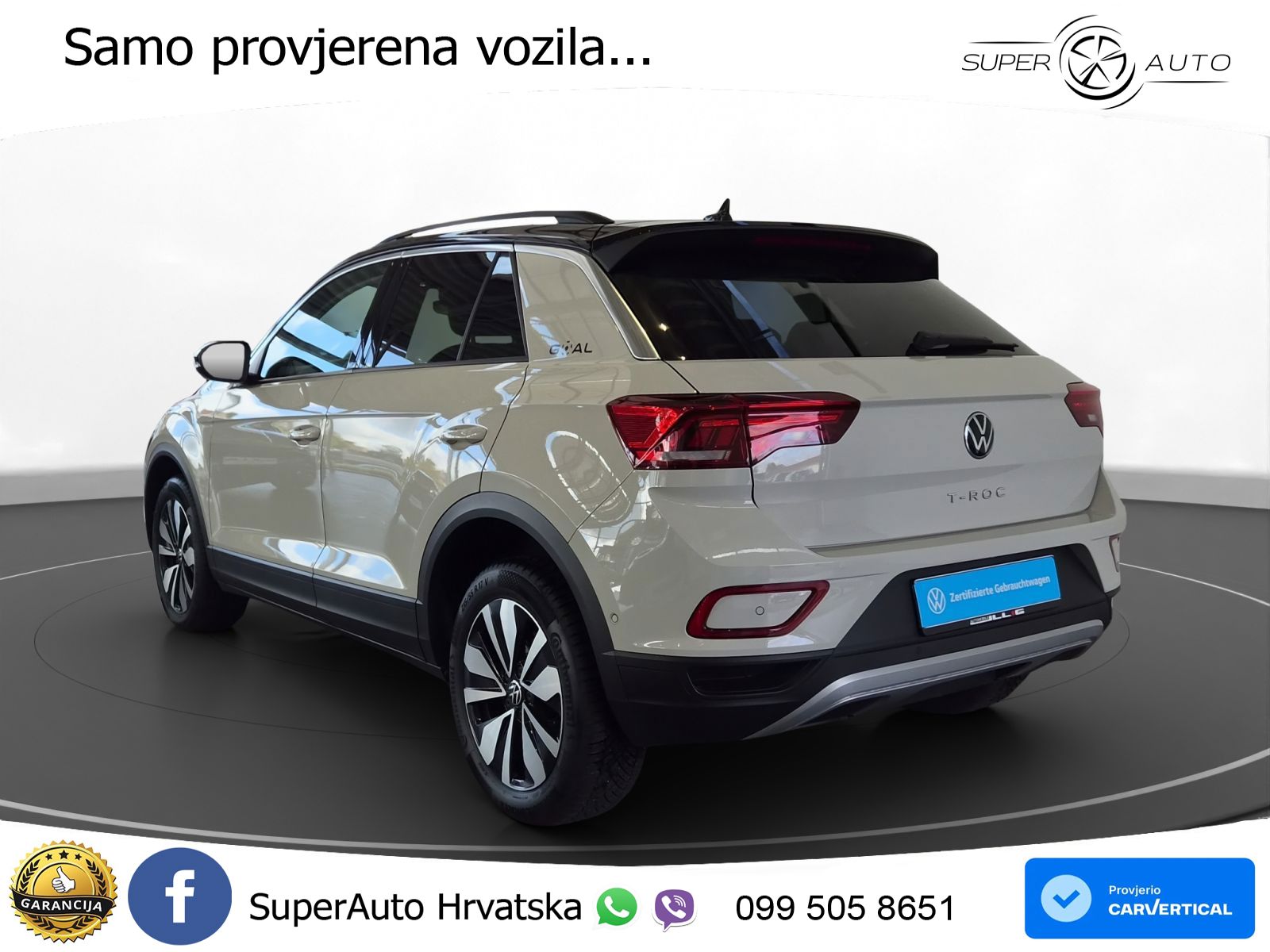Volkswagen T-Roc 1.5 TSI (150 KS) DSG LED+GR SJED+ACC