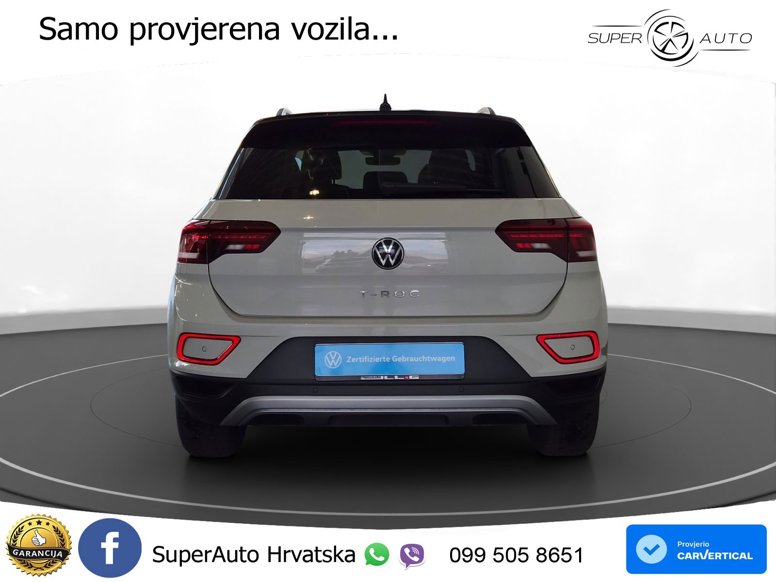 Volkswagen T-Roc 1.5 TSI (150 KS) DSG LED+GR SJED+ACC