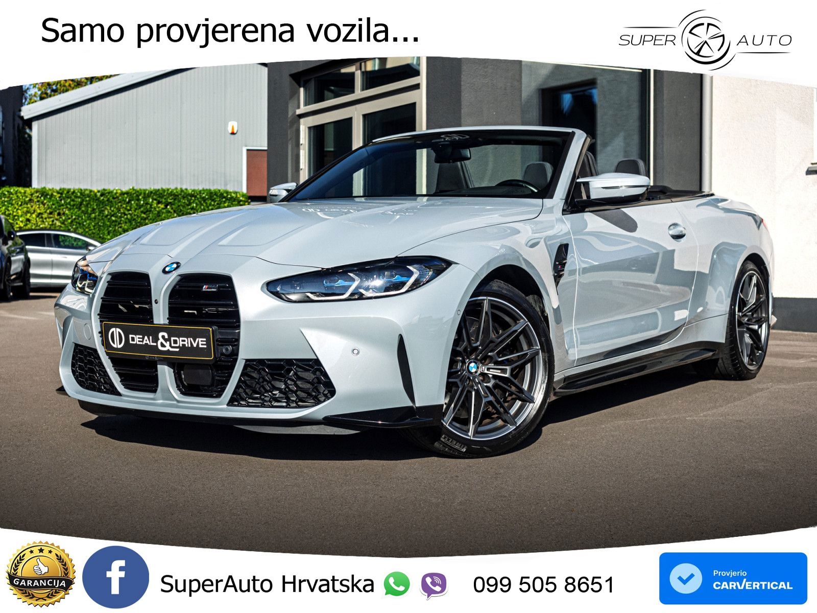 BMW M4 Convertible Competition 3.0 (510 KS) xDrive Steptronic LED+GR SJED+ACC
