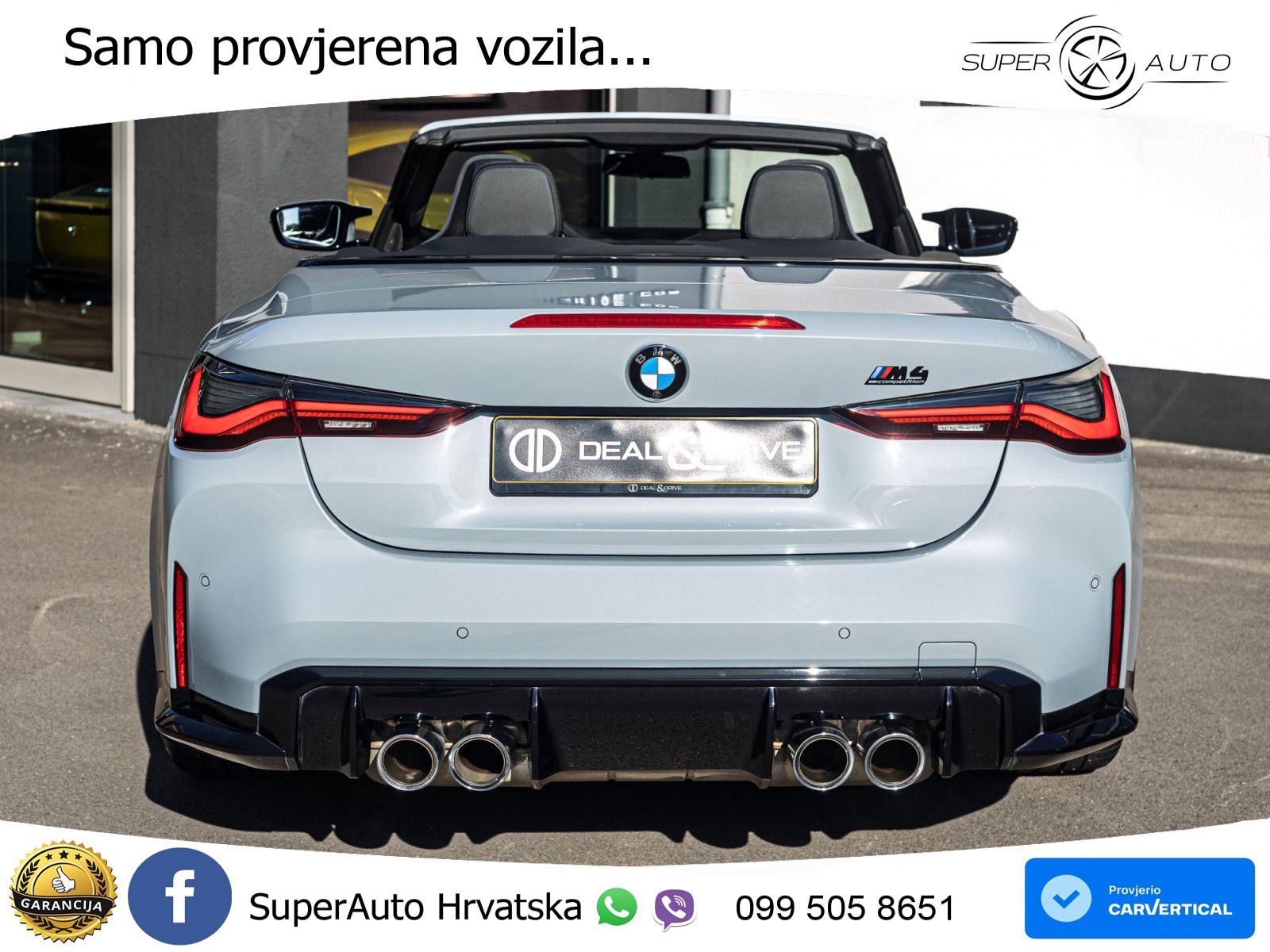 BMW M4 Convertible Competition 3.0 (510 KS) xDrive Steptronic LED+GR SJED+ACC