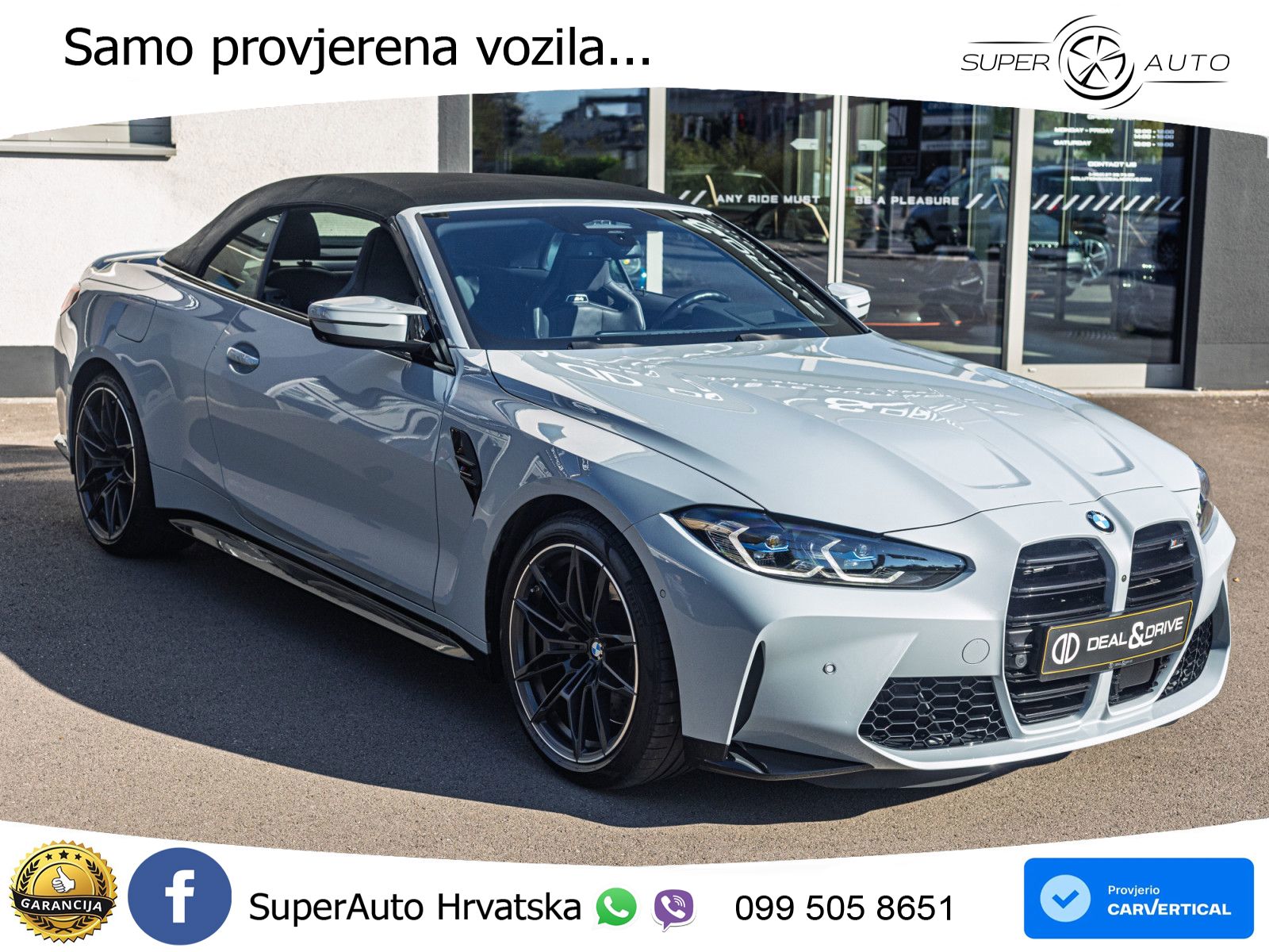 BMW M4 Convertible Competition 3.0 (510 KS) xDrive Steptronic LED+GR SJED+ACC