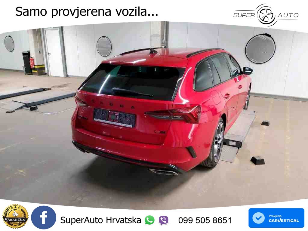 Škoda Octavia Combi RS 2.0 TDI (200 KS) DSG MATRIX+GR SJED+KAM