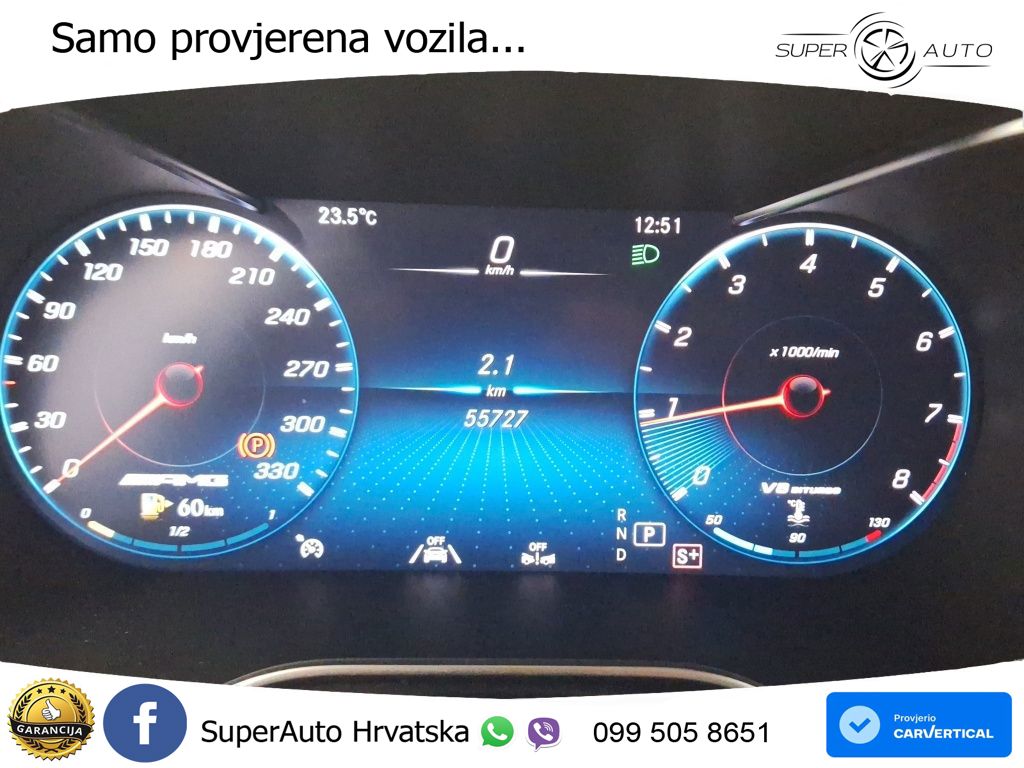 Mercedes GLC Coupe AMG 63 S V8 (510 KS) 4MATIC+ MCT