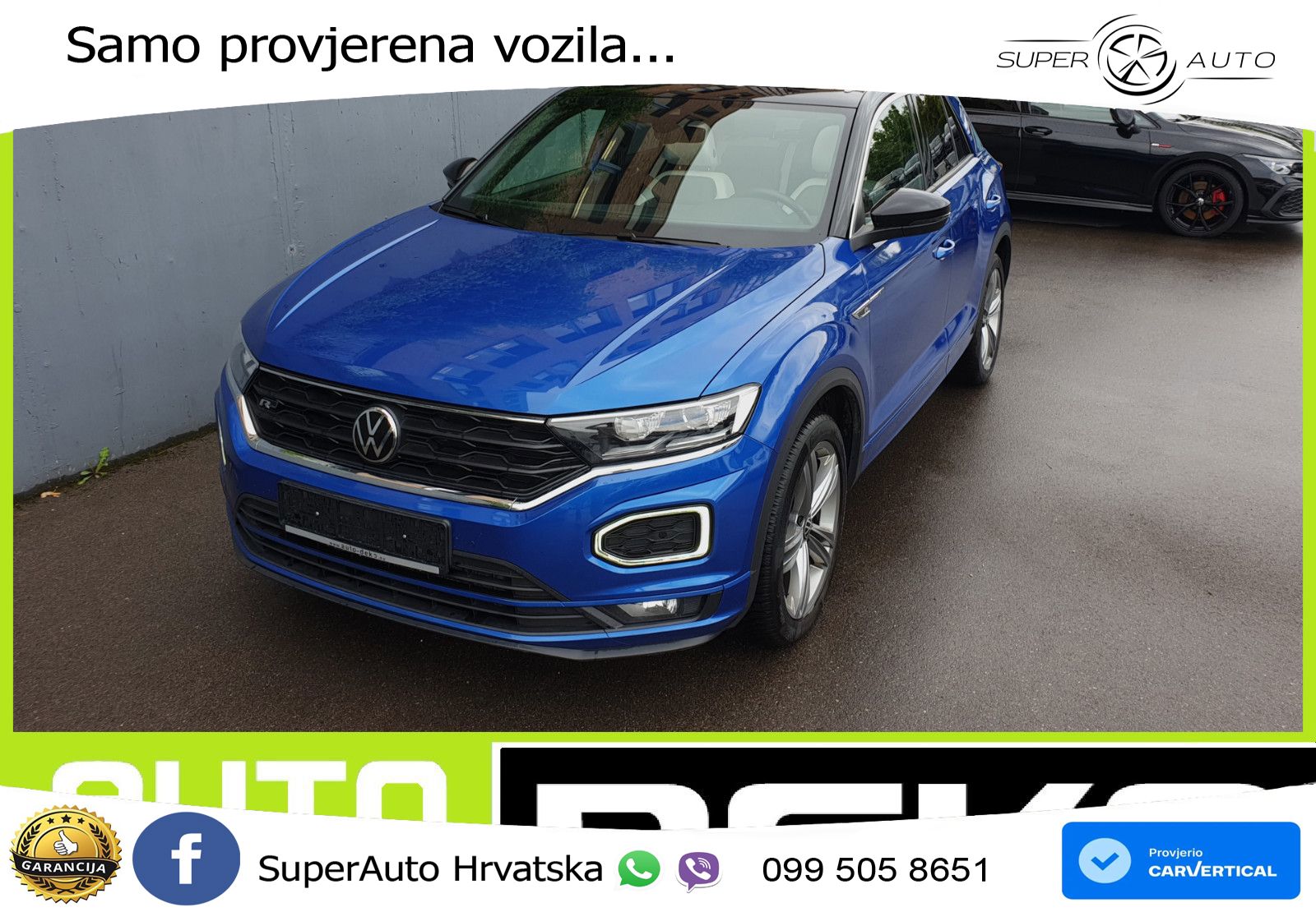 Volkswagen T-Roc 2.0 TDI (150 KS) 4M DSG R-Line LED+GR SJED+ACC