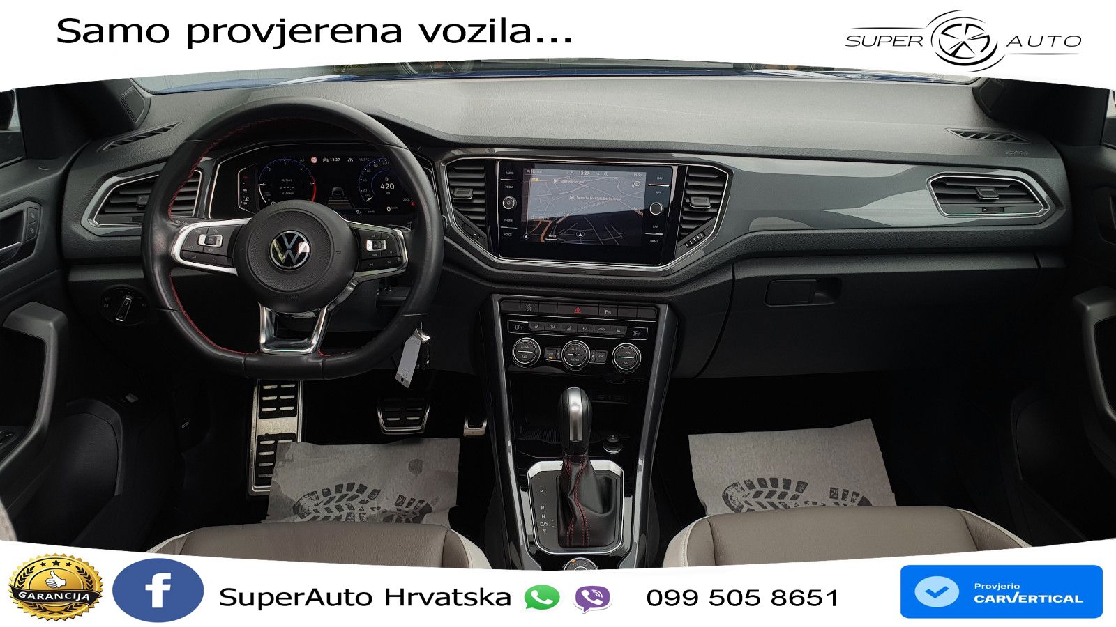 Volkswagen T-Roc 2.0 TDI (150 KS) 4M DSG R-Line LED+GR SJED+ACC