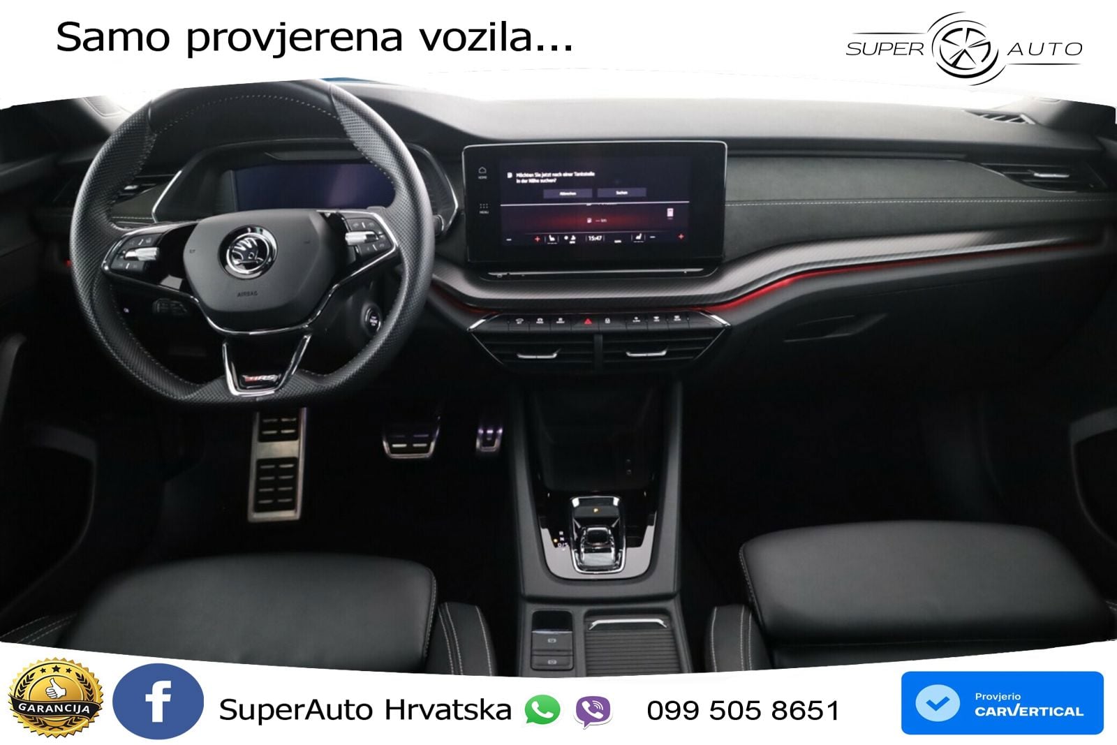 Škoda Octavia Combi RS 2.0 TDI (200 KS) DSG LED+GR SJED+ACC