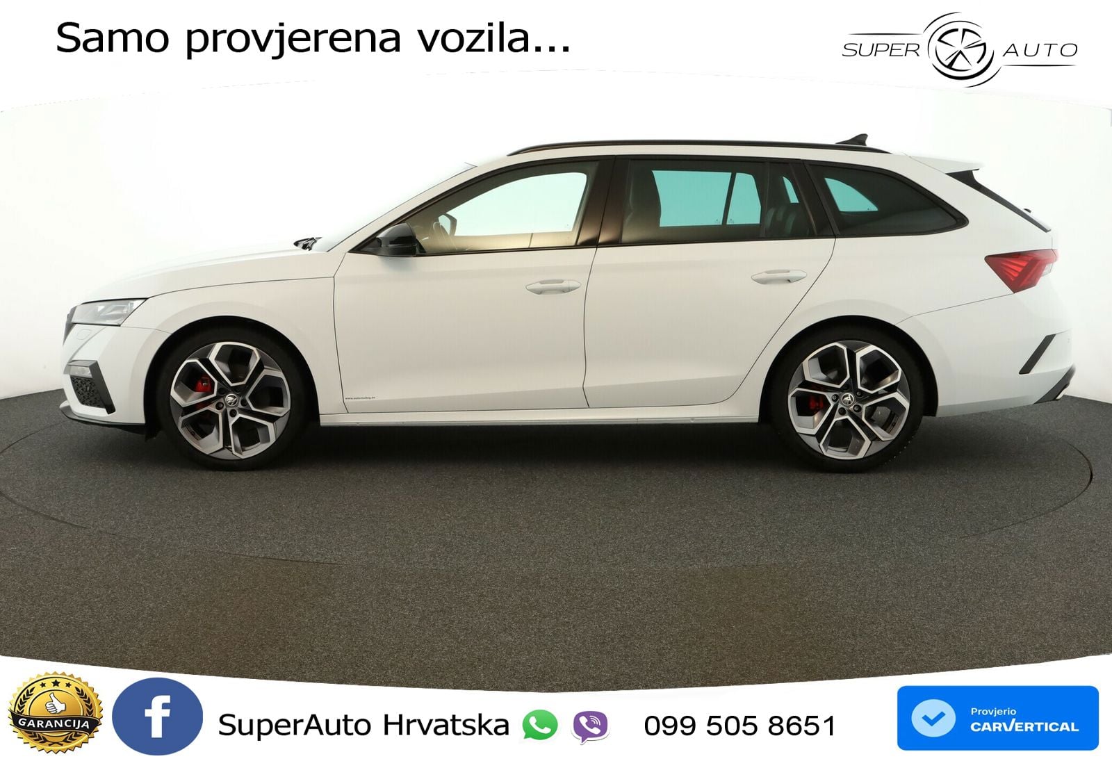 Škoda Octavia Combi RS 2.0 TDI (200 KS) DSG LED+GR SJED+ACC