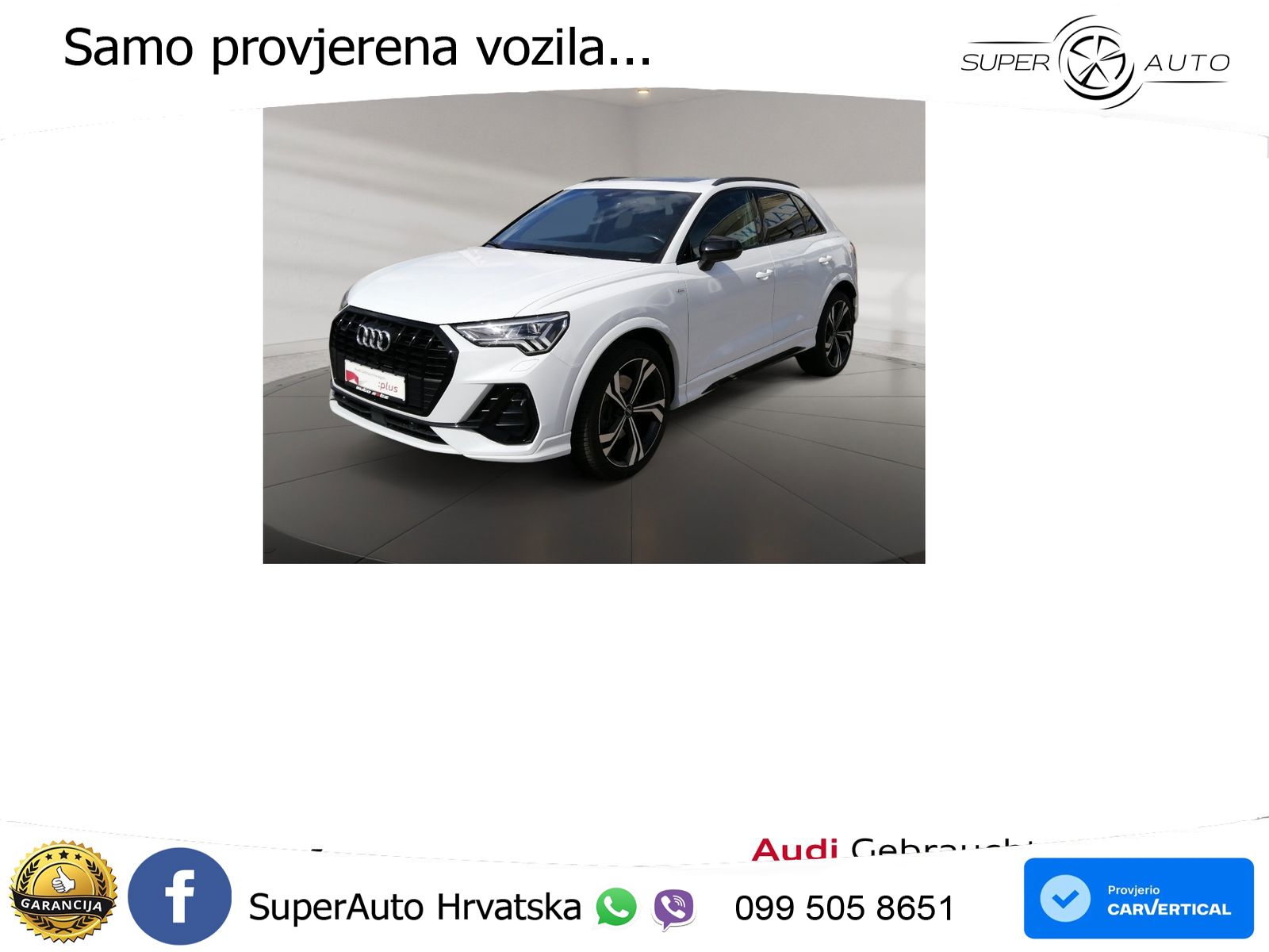 Audi Q3 40 TFSI (190 KS) quattro S tronic S line MATRIX+GR SJED+KAM