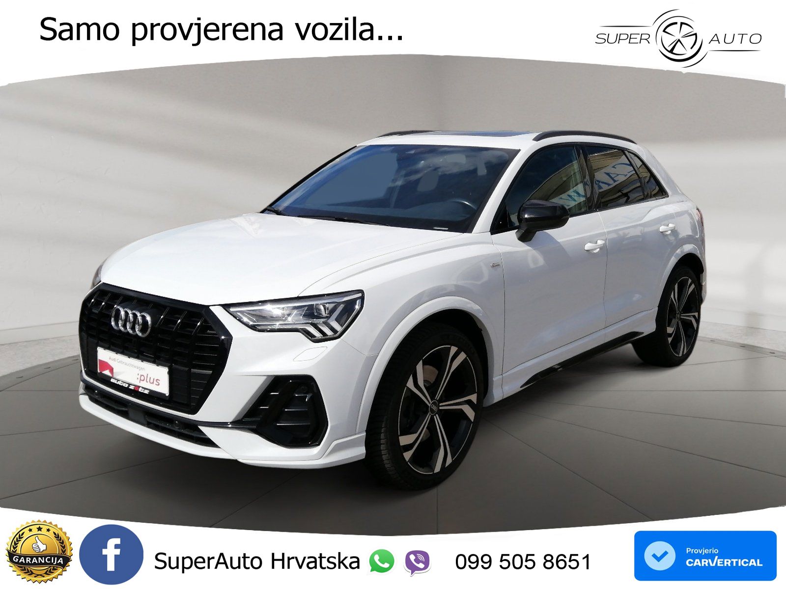 Audi Q3 40 TFSI (190 KS) quattro S tronic S line MATRIX+GR SJED+KAM