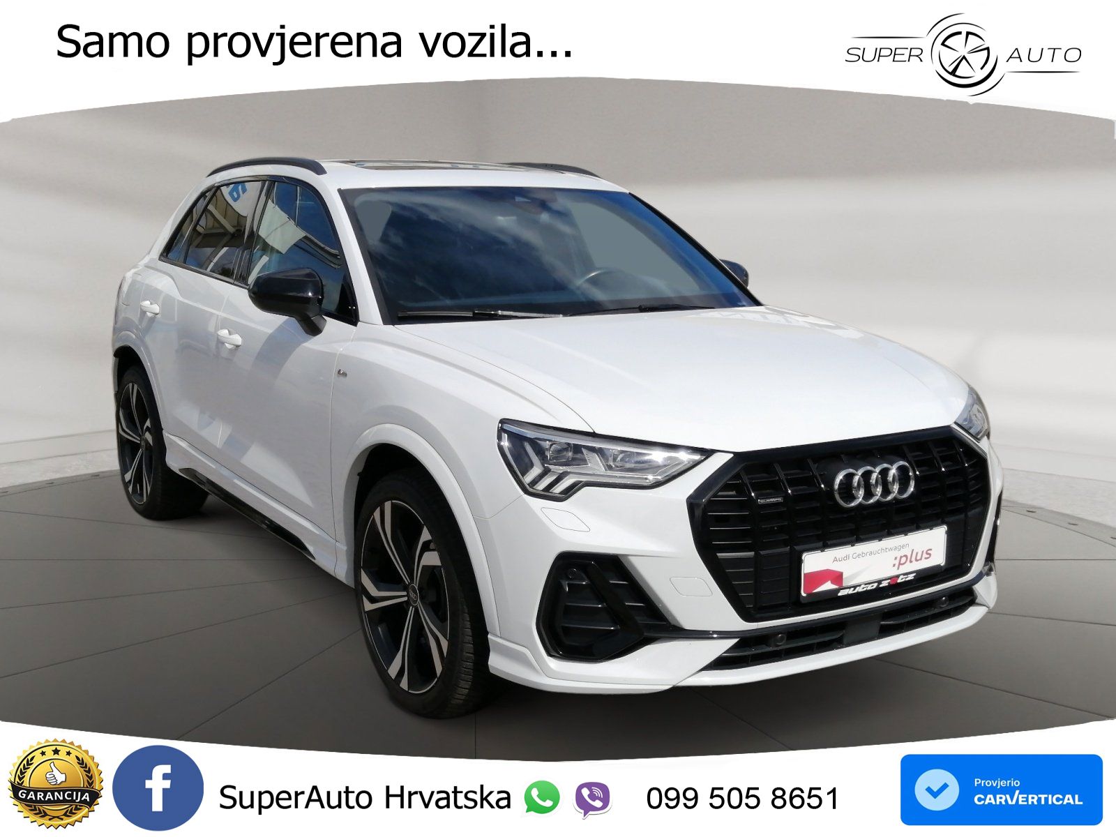 Audi Q3 40 TFSI (190 KS) quattro S tronic S line MATRIX+GR SJED+KAM