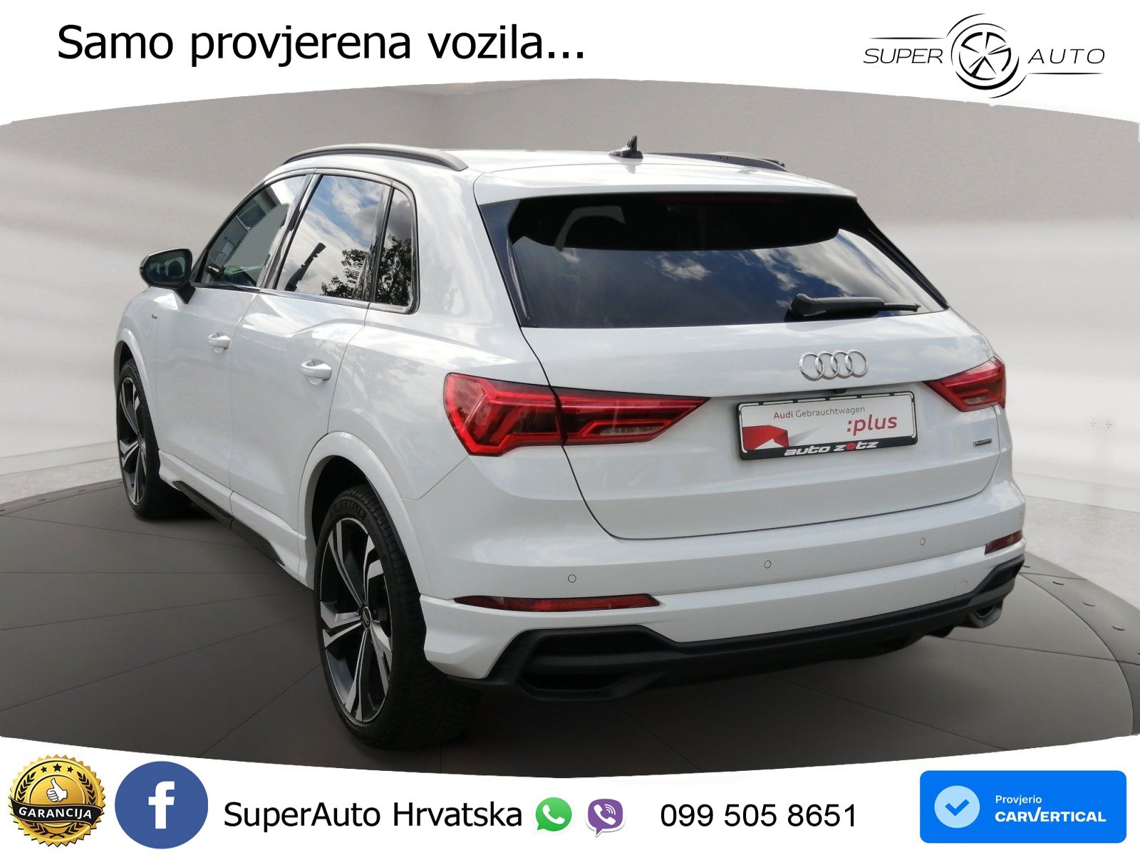 Audi Q3 40 TFSI (190 KS) quattro S tronic S line MATRIX+GR SJED+KAM