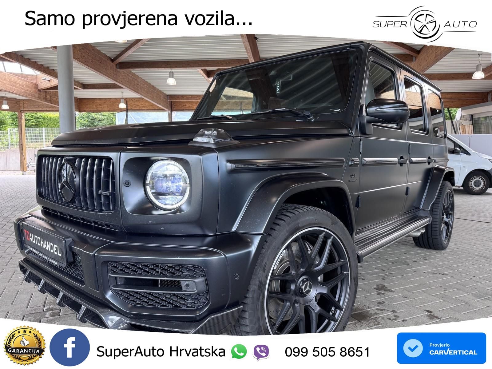 Mercedes AMG G 63 Long V8 (585 KS) 4MATIC 9G-TRONIC AMG SPEEDSHIFT PLUS LED+GR SJED+ACC