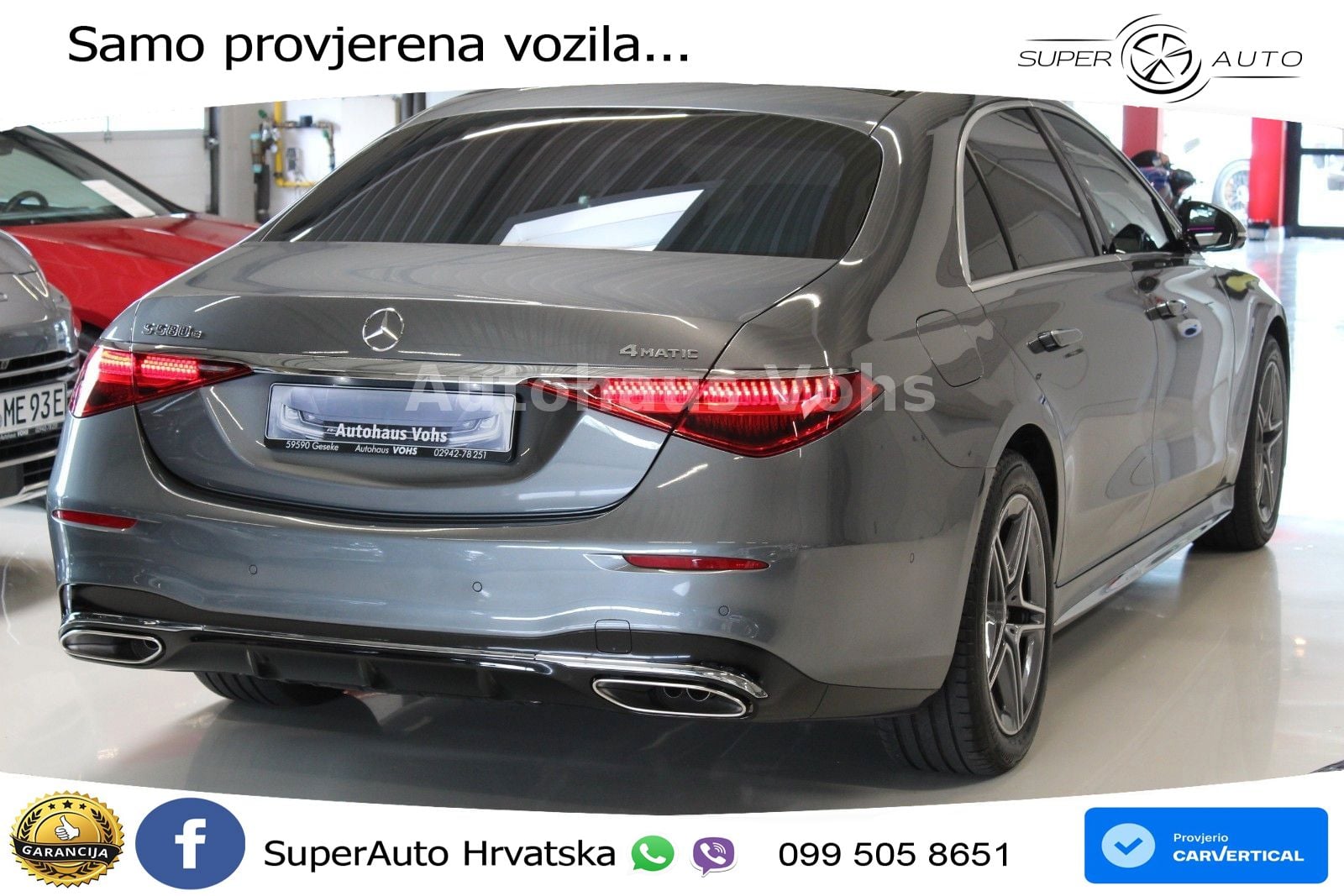 Mercedes S 580e (510 KS) 4MATIC 9G-TRONIC AMG ACC+HEAD+4xGR SJED+360+PANO