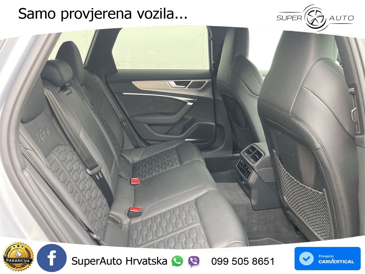 Audi RS6 Avant 4.0 TFSI V8 (600 KS) quattro Tiptronic Kuka ZRAČNI+ACC+GR SJED+KAM