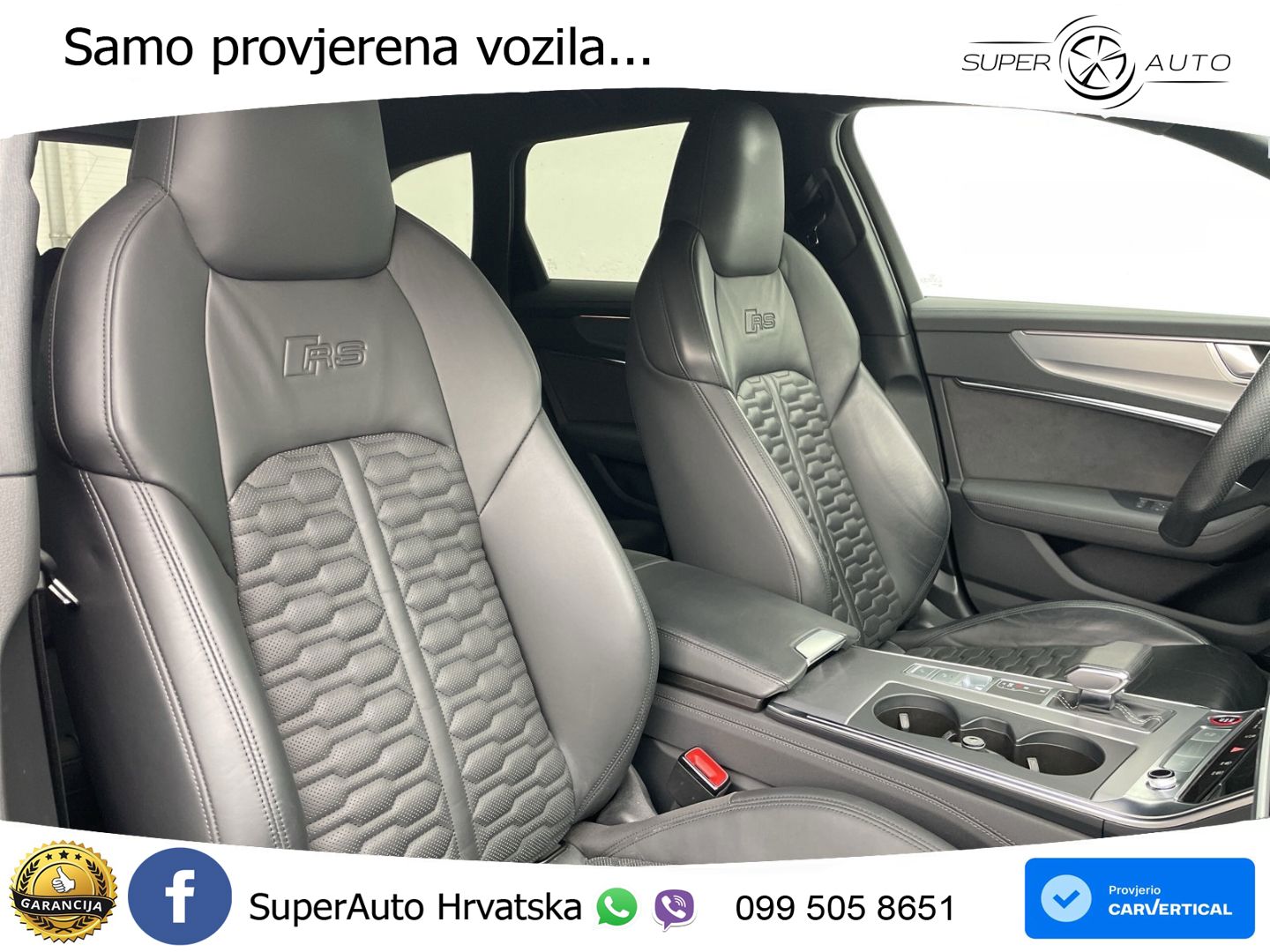 Audi RS6 Avant 4.0 TFSI V8 (600 KS) quattro Tiptronic Kuka ZRAČNI+ACC+GR SJED+KAM