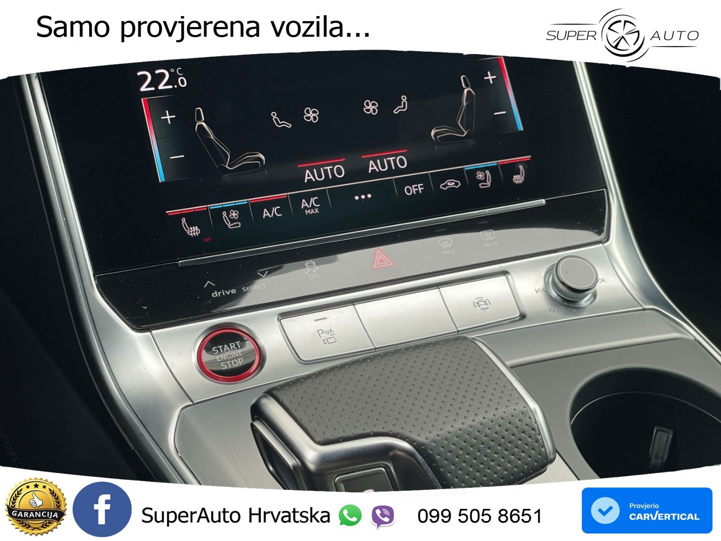 Audi RS6 Avant 4.0 TFSI V8 (600 KS) quattro Tiptronic Kuka ZRAČNI+ACC+GR SJED+KAM