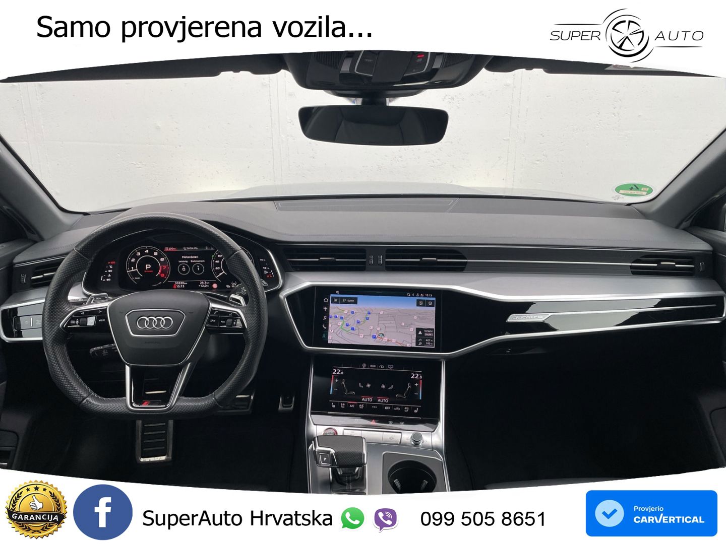 Audi RS6 Avant 4.0 TFSI V8 (600 KS) quattro Tiptronic Kuka ZRAČNI+ACC+GR SJED+KAM