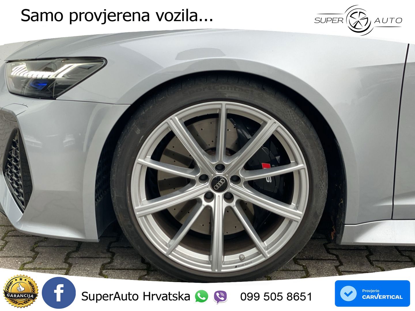 Audi RS6 Avant 4.0 TFSI V8 (600 KS) quattro Tiptronic Kuka ZRAČNI+ACC+GR SJED+KAM