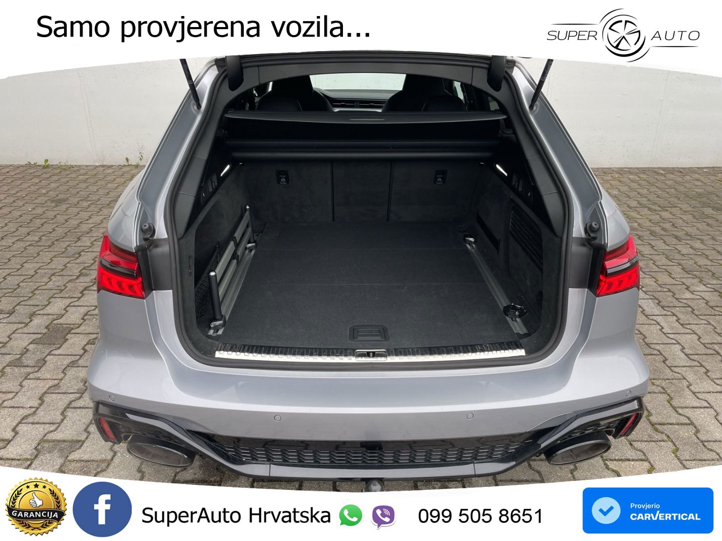 Audi RS6 Avant 4.0 TFSI V8 (600 KS) quattro Tiptronic Kuka ZRAČNI+ACC+GR SJED+KAM