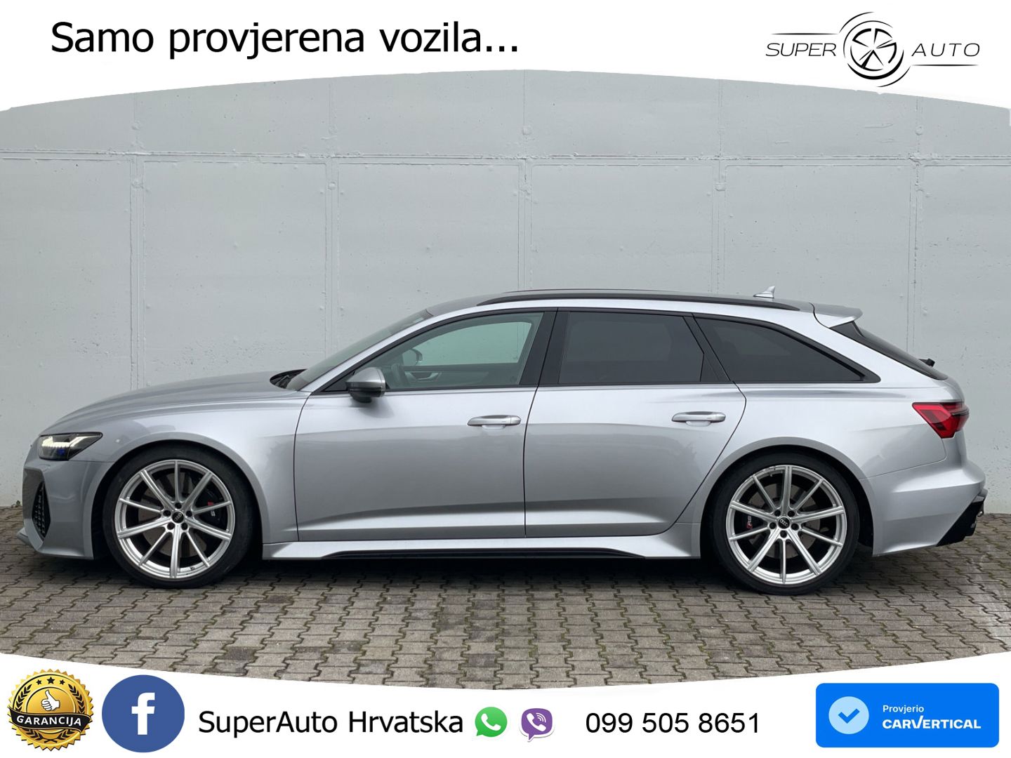 Audi RS6 Avant 4.0 TFSI V8 (600 KS) quattro Tiptronic Kuka ZRAČNI+ACC+GR SJED+KAM