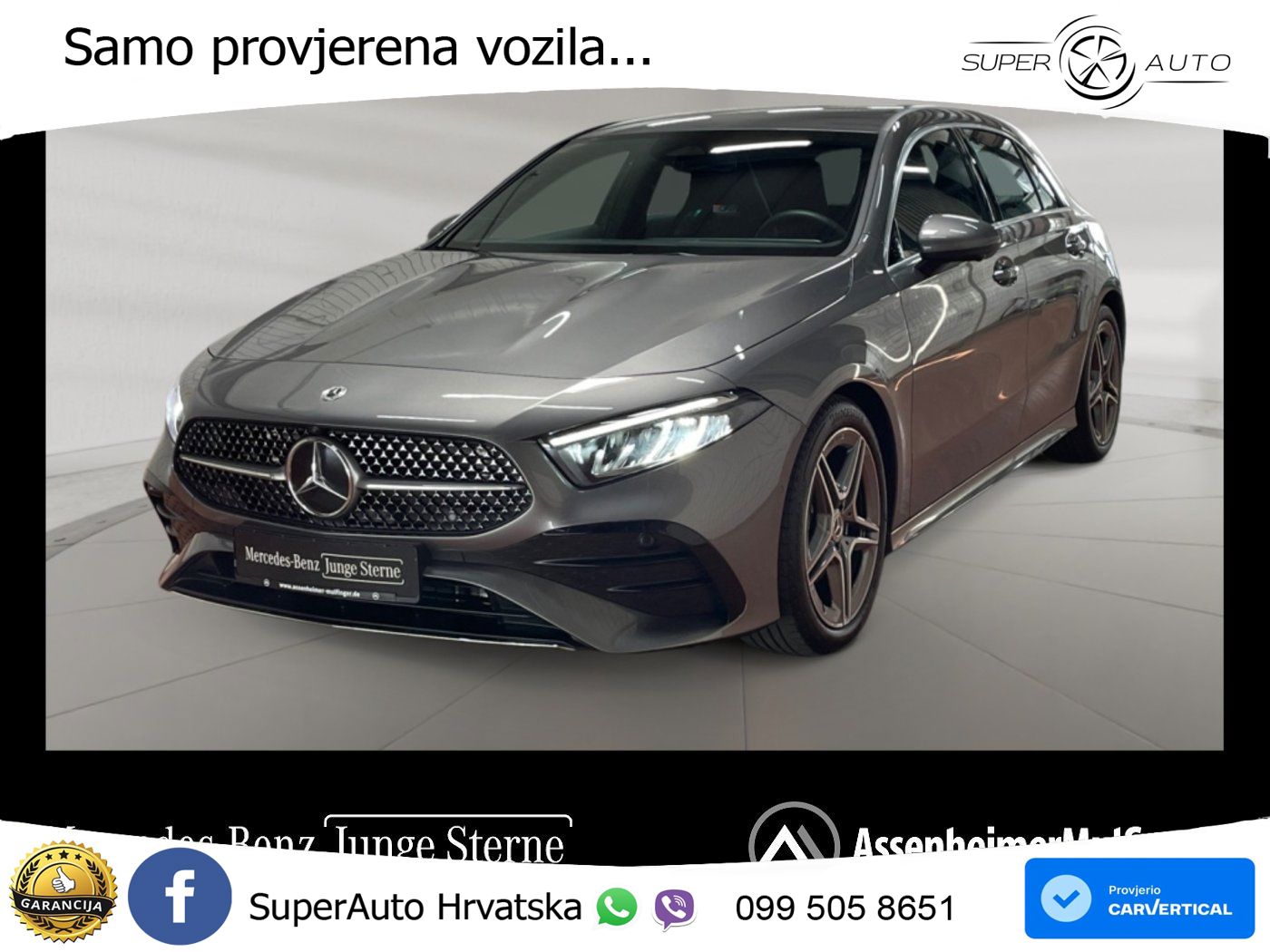 Mercedes-Benz A 200 7G-DCT AMG LED+GR SJED+ACC