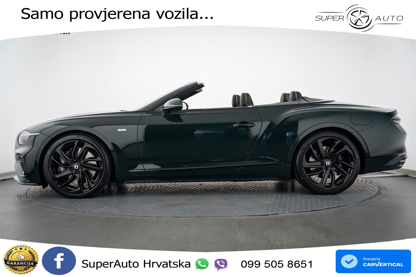 Bentley Continental GTC IV 4.0 V8 TFSi (782 KS) AWD DCT LED+GR SJED+ACC