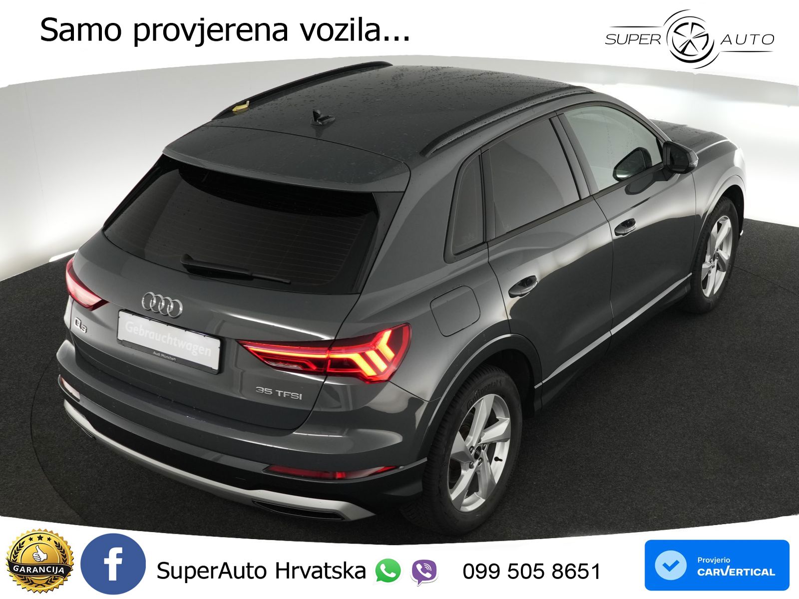 Audi Q3 35 TFSI (150 KS) S tronic advanced LED+GR SJED+ACC