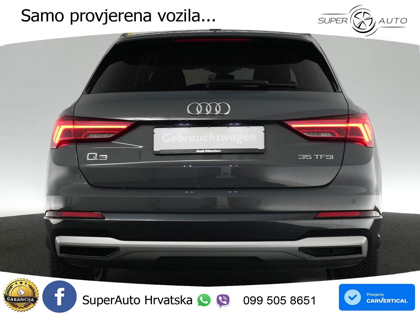 Audi Q3 35 TFSI (150 KS) S tronic advanced LED+GR SJED+ACC