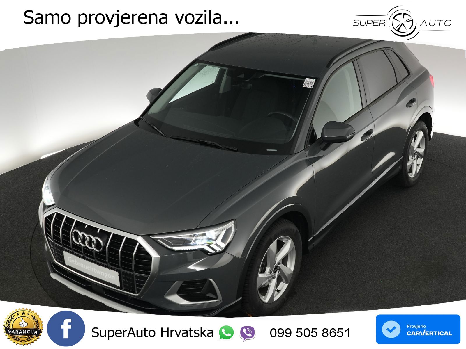 Audi Q3 35 TFSI (150 KS) S tronic advanced LED+GR SJED+ACC