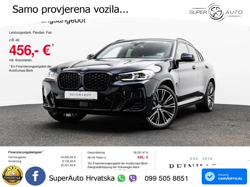 BMW X4 30d (286 KS) xDrive Steptronic M Sport LED+GR SJED+ACC